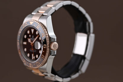 Rolex GMT Master II Rootbeer Steel/Everose Gold - 126711CHNR - Full Set