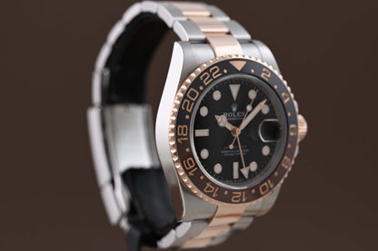 Rolex GMT Master II Rootbeer Steel/Everose Gold - 126711CHNR - Full Set
