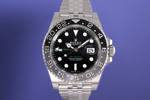 Rolex GMT Master II - 126710GRNR "Bruce Wayne" - Full Set
