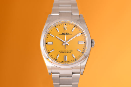 Rolex Oyster Perpetual 36mm 126000 - Full Set - Yellow