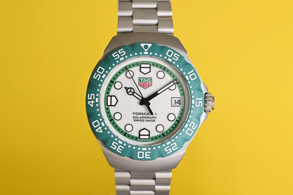 TAG Heuer Formula 1 Solargraph Limited Edition Green Bezel- Full Set - NEW 2025