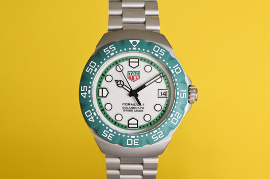 TAG Heuer Formula 1 Solargraph Limited Edition Green Bezel- Full Set - NEW 2025