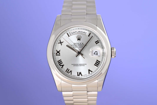 Rolex Day Date Platin 118206 - Full Set - LC100