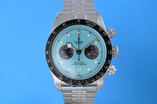 Tudor Black Bay Chronograph 79360N - Flamingo Blue - Full Set - NEW 2026