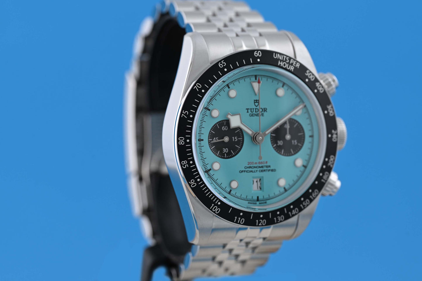 Tudor Black Bay Chronograph 79360N - Flamingo Blue - Full Set - NEW 2026