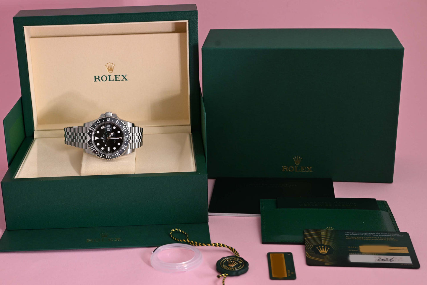 Rolex GMT Master II - 126710GRNR "Bruce Wayne" - Full Set - NEW 2026 - Stickers