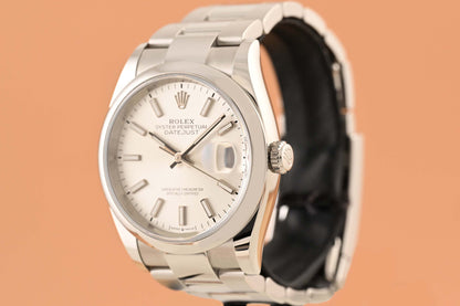 Rolex Oyster Perpetual Datejust 126200 - Full Set - Silver Dial - NEW