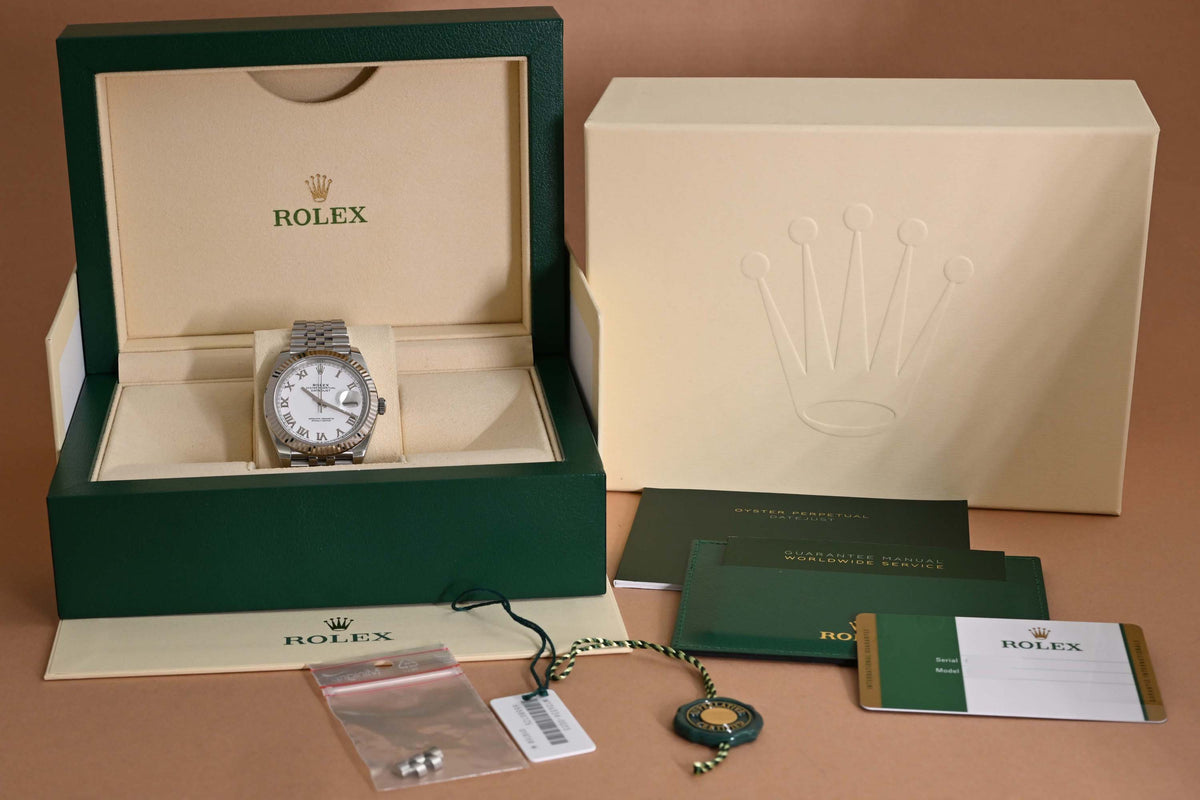Rolex Datejust 41 - 126334 - White Dial - Full Set - Like NEW