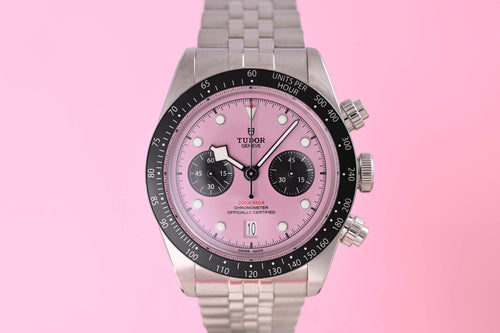 Tudor Black Bay Chronograph 79360N - Pink Dial "Inter Miami" - Full Set
