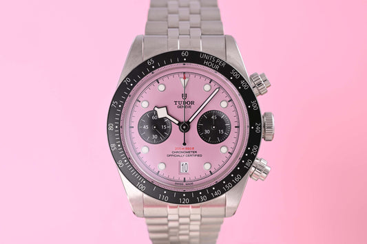 Tudor Black Bay Chronograph 79360N - Pink Dial "Inter Miami" - Full Set