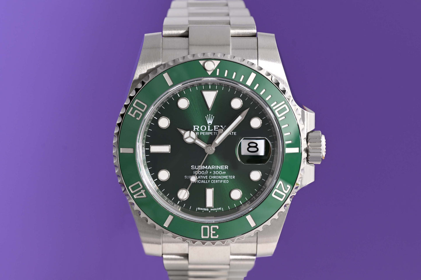Rolex Submariner 116610LV - Full Set - Hulk - LC 100