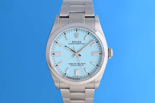 Rolex Oyster Perpetual 36mm 126000 - Full Set - Tiffany Dial - Like NEW 2026