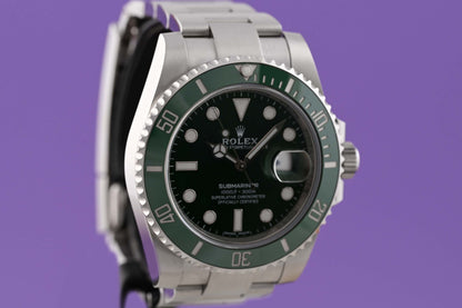 Rolex Submariner 116610LV - Full Set - Hulk - LC 100