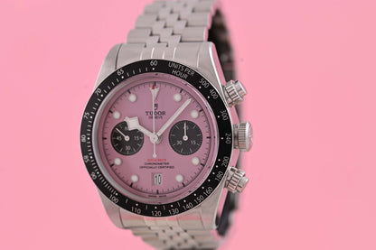 Tudor Black Bay Chronograph 79360N - Pink Dial "Inter Miami" - Full Set