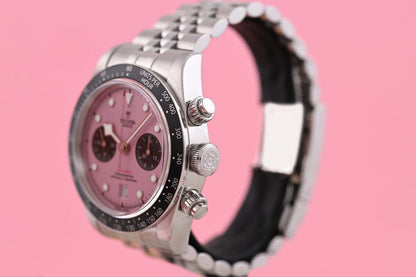 Tudor Black Bay Chronograph 79360N - Pink Dial "Inter Miami" - Full Set