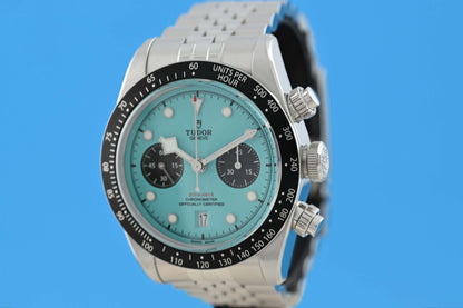 Tudor Black Bay Chronograph 79360N - Flamingo Blue - Full Set