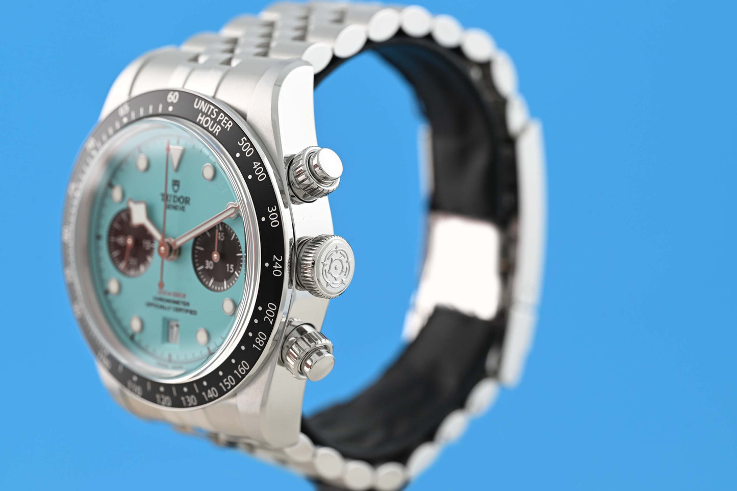 Tudor Black Bay Chronograph 79360N - Flamingo Blue - Full Set