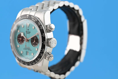 Tudor Black Bay Chronograph 79360N - Flamingo Blue - Full Set