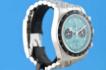 Tudor Black Bay Chronograph 79360N - Flamingo Blue - Full Set