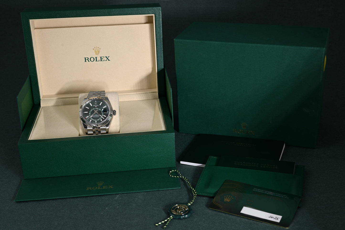 Rolex Sky-Dweller 336934 - Full Set - Green Dial - NEW 2025