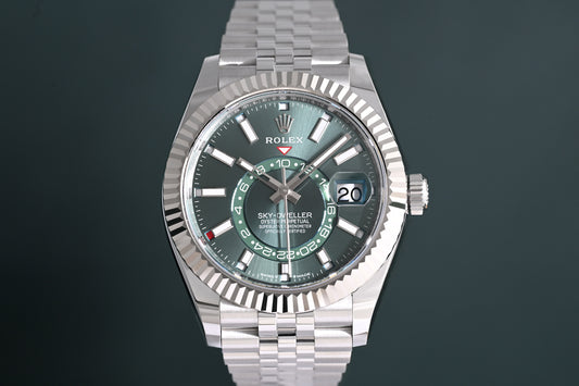 Rolex Sky-Dweller 336934 - Full Set - Green Dial - NEW 2025