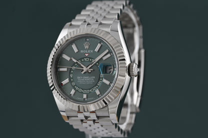 Rolex Sky-Dweller 336934 - Full Set - Green Dial - NEW 2025