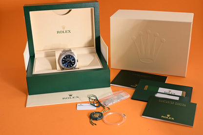 Rolex Datejust 41 - 126300 - Blue Dial - Full Set - LC100