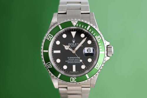 Rolex Submariner 16610LV - Full Set - Kermit - Like NEW