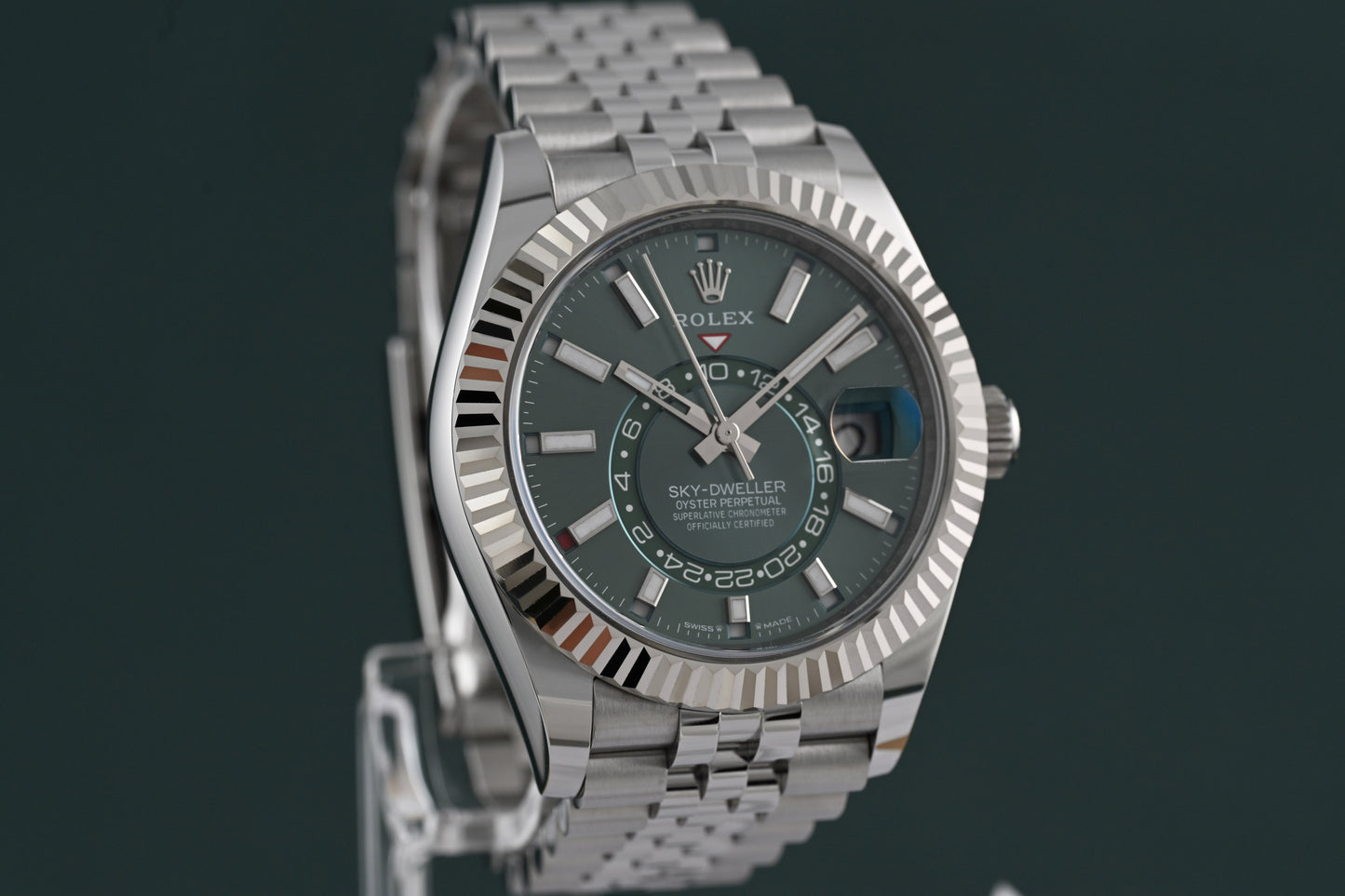 Rolex Sky-Dweller 336934 - Full Set - Green Dial - NEW 2025