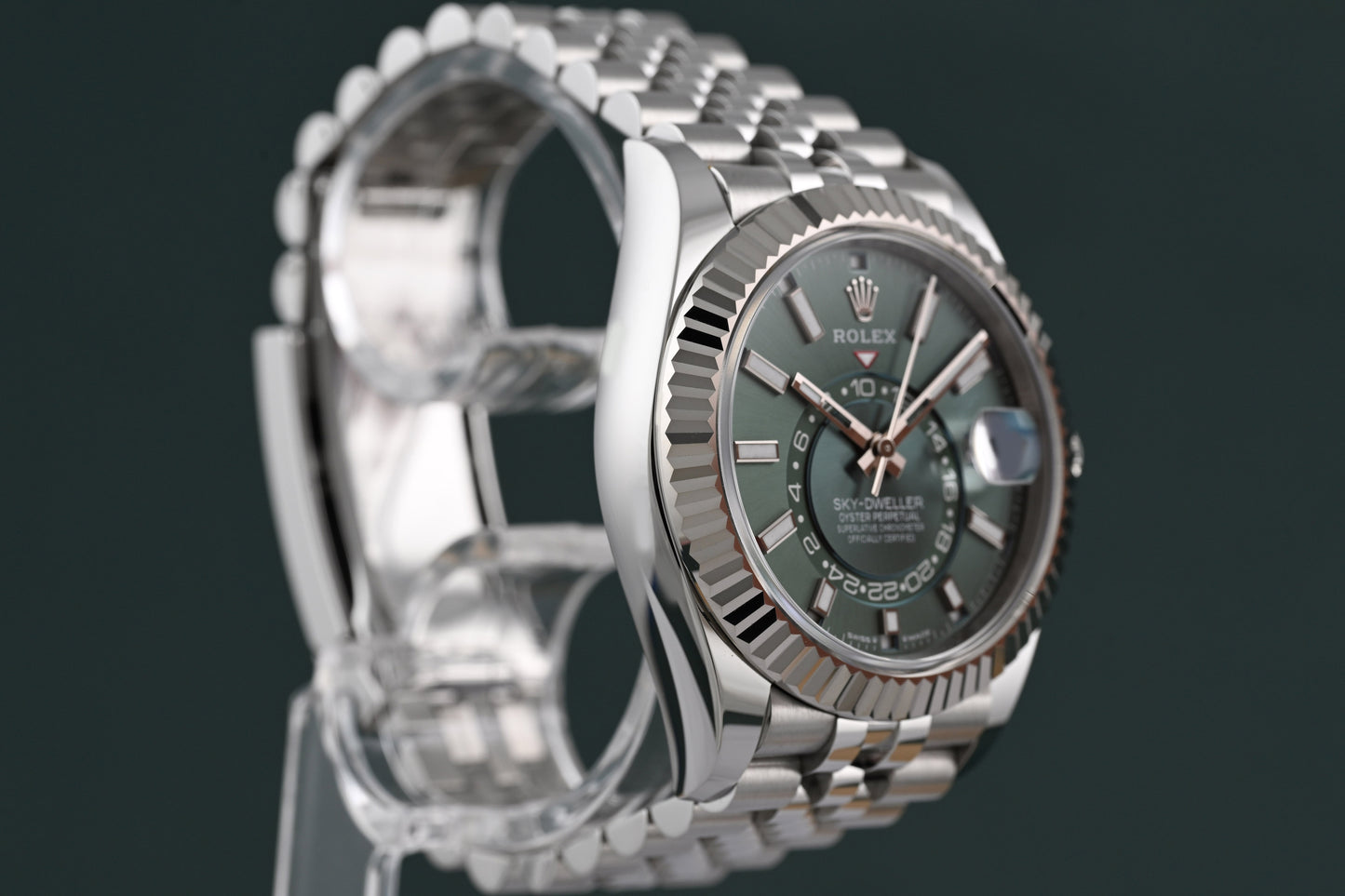 Rolex Sky-Dweller 336934 - Full Set - Green Dial - NEW 2025
