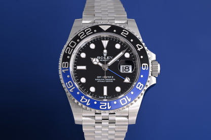 Rolex GMT Master II Batgirl 126710BLNR - Full Set