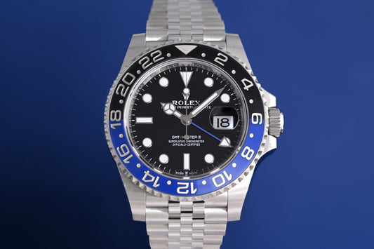 Rolex GMT Master II Batgirl 126710BLNR - Full Set