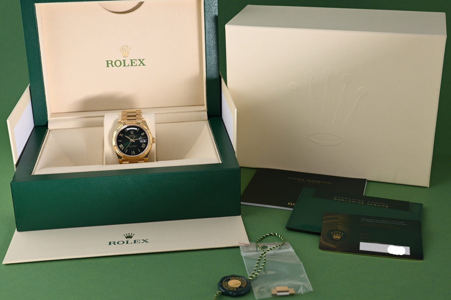 Rolex Day Date 40 Yellow Gold 228238 - Full Set - LC 100