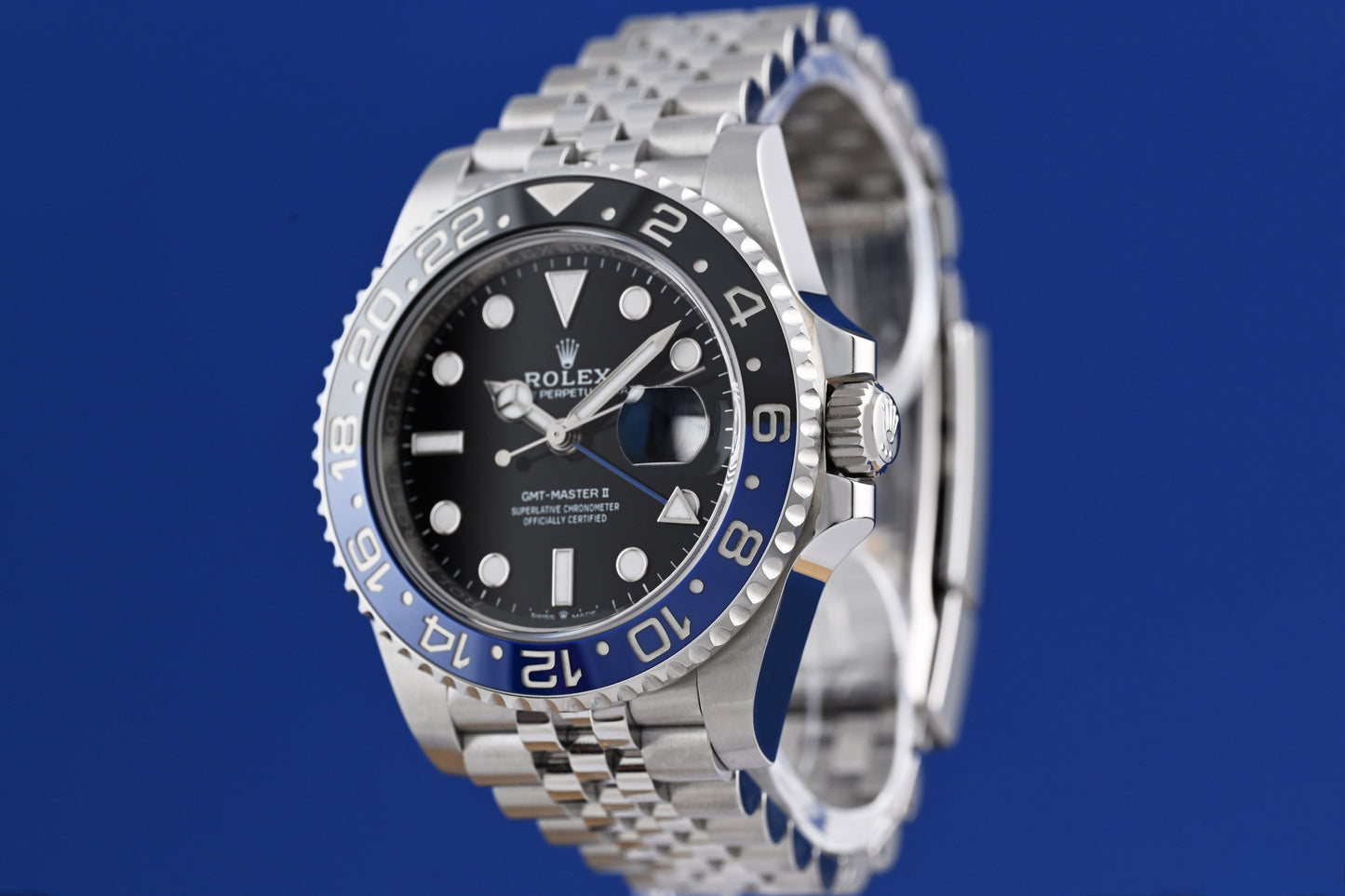 Rolex GMT Master II Batgirl 126710BLNR - Full Set