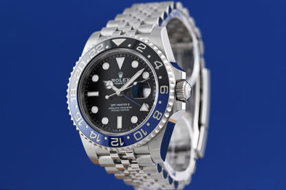 Rolex GMT Master II Batgirl 126710BLNR - Full Set