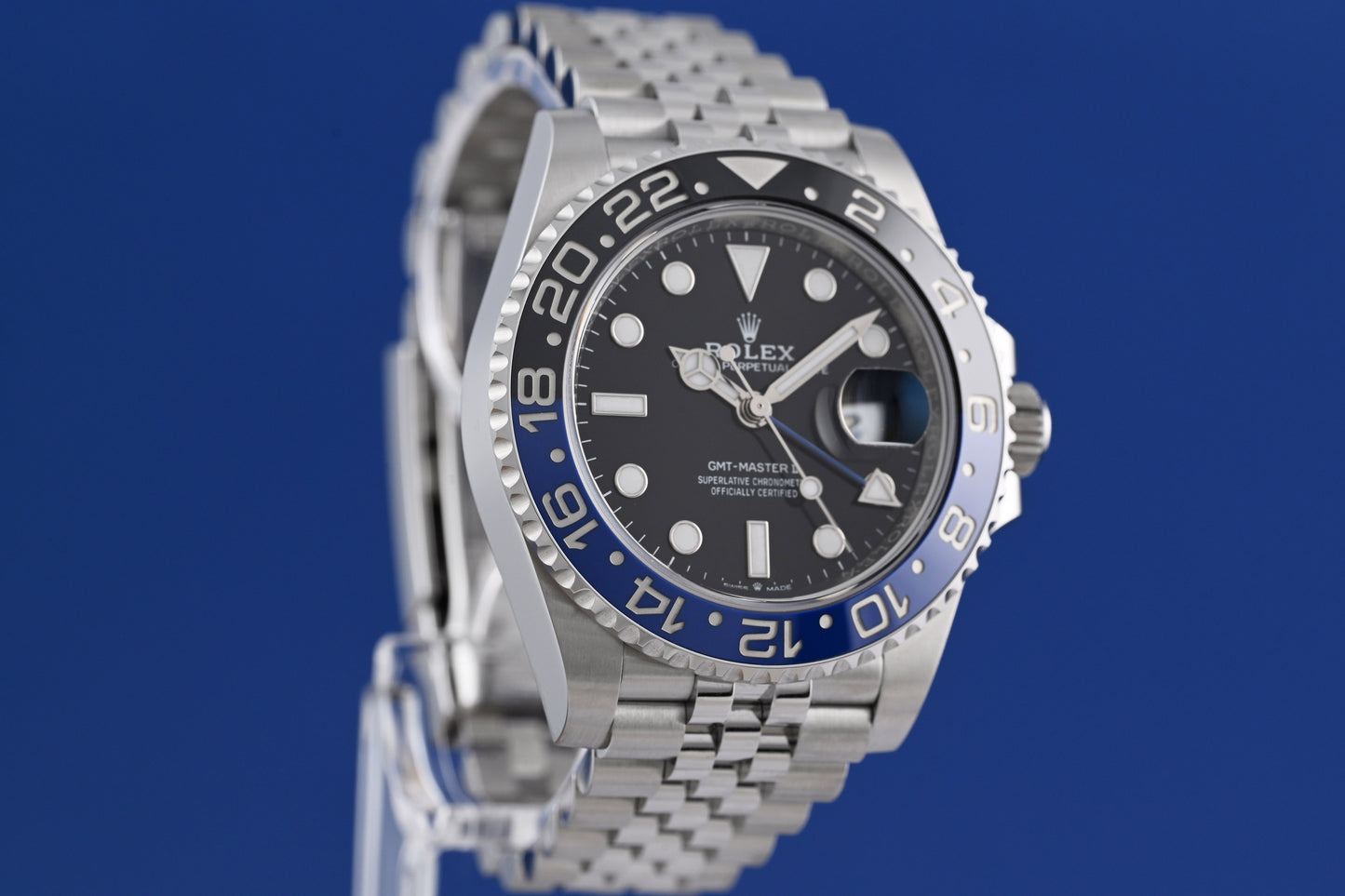 Rolex GMT Master II Batgirl 126710BLNR - Full Set
