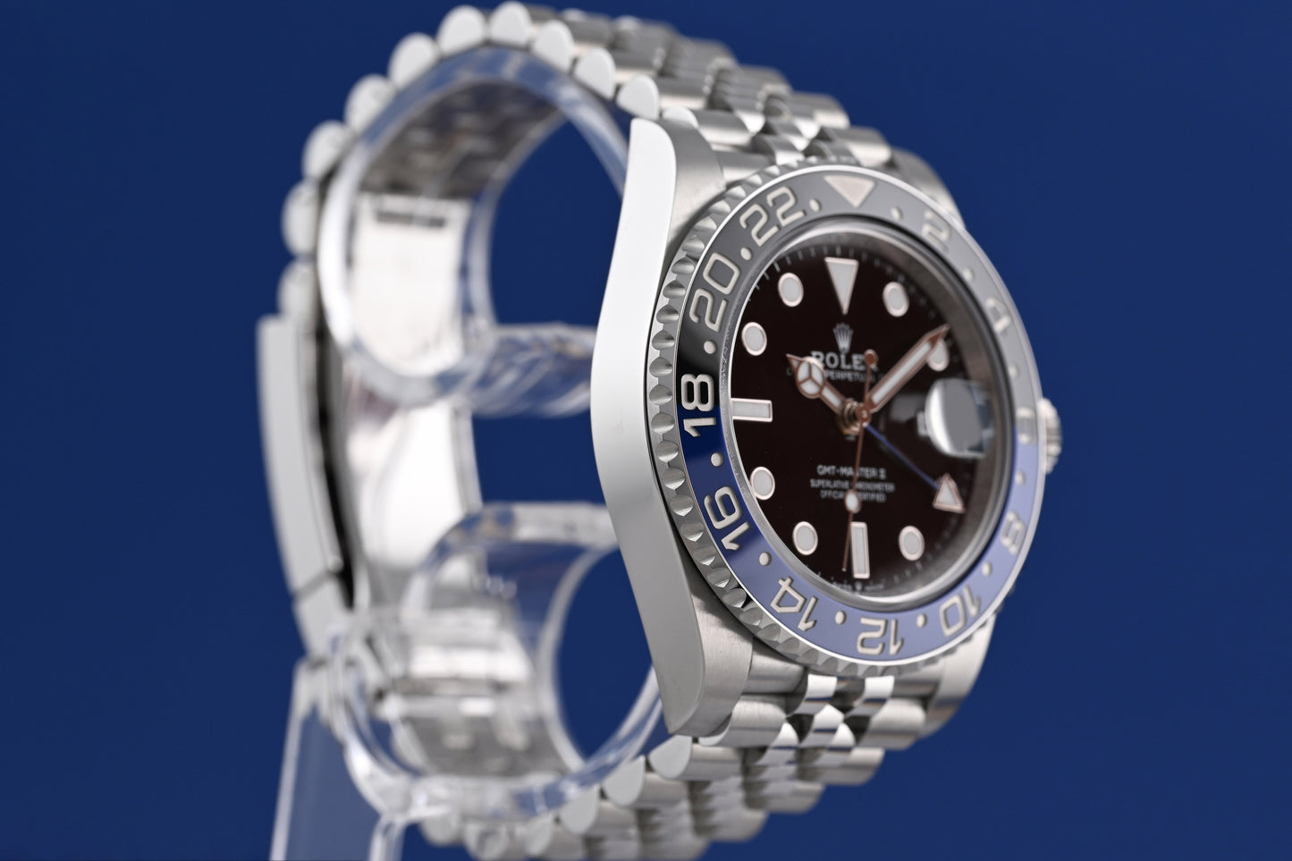Rolex GMT Master II Batgirl 126710BLNR - Full Set