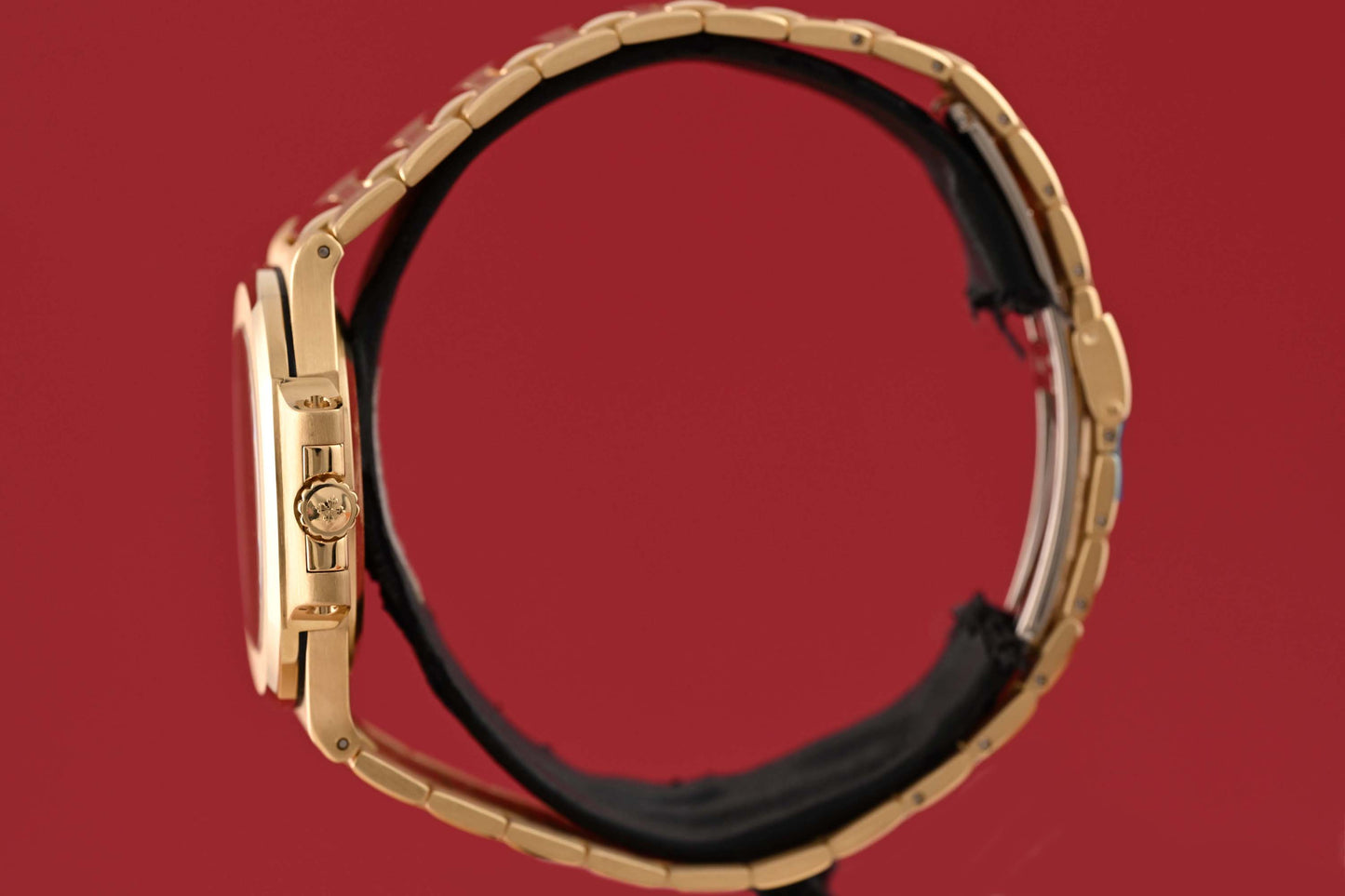 Patek Philippe Nautilus Gelbgold 3800/1J - Black Dial - Full Set