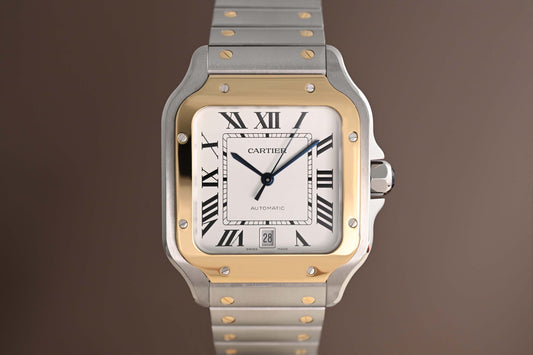 Cartier Santos XL Stahl/Gold - W2SA0009 - Full Set
