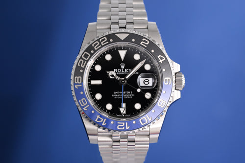 Rolex GMT Master II Batgirl 126710BLNR - Full Set