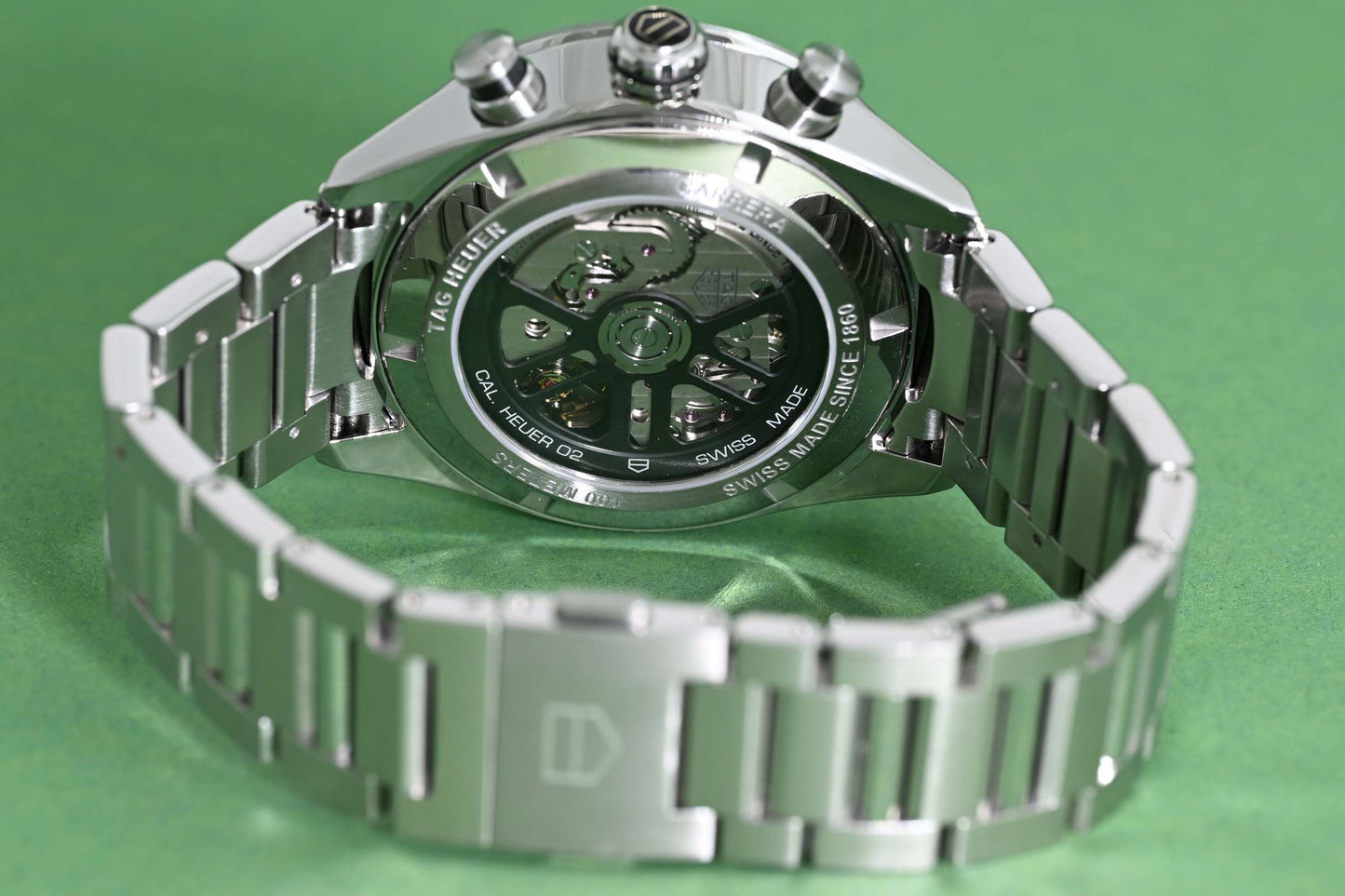 TAG Heuer Carrera Chronograph 44mm - Green Dial - Full Set