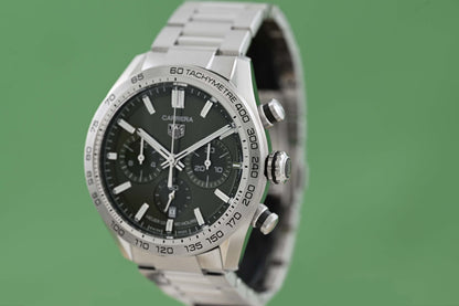 TAG Heuer Carrera Chronograph 44mm - Green Dial - Full Set