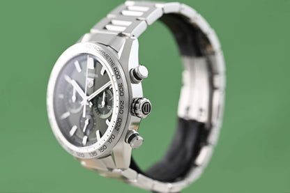 TAG Heuer Carrera Chronograph 44mm - Green Dial - Full Set
