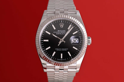 Rolex Datejust 36 - 126234 - Black Dial - Full Set