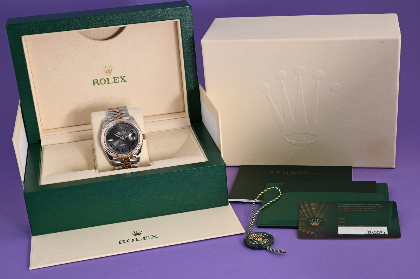 Rolex Datejust 41 - 126331 Wimbledon - Full Set