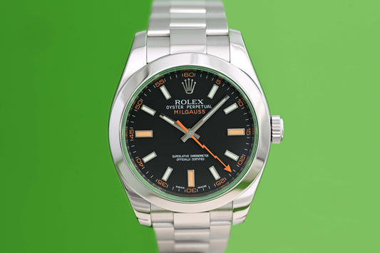 Rolex Milgauss 116400GV - Black Dial - Full Set