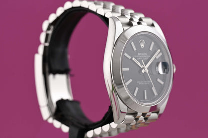 Rolex Datejust 41 - 126300 - Black Dial - Full Set