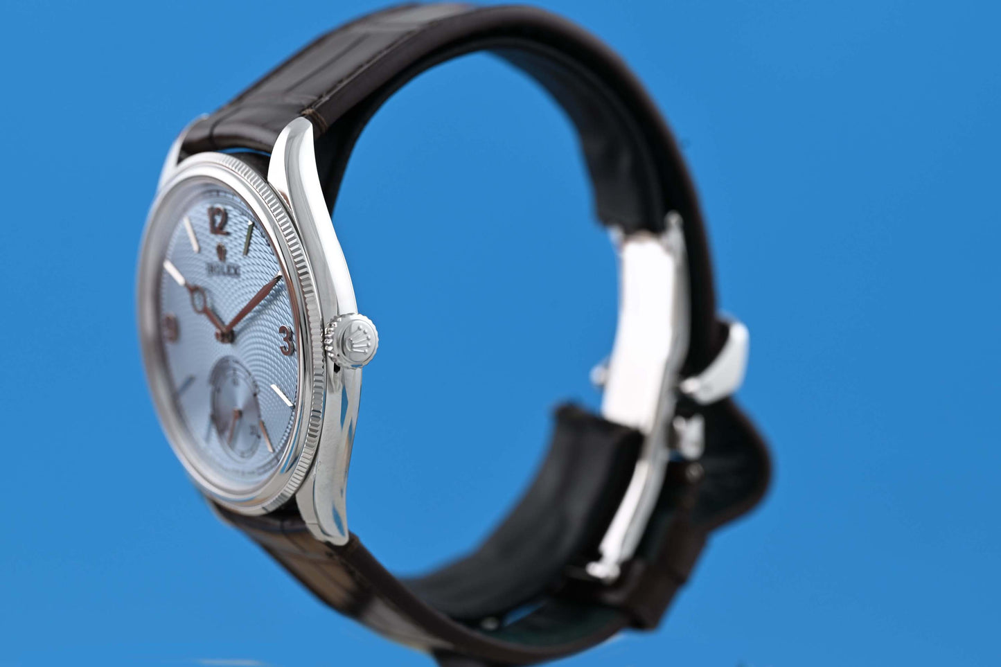 Rolex 1908 - Ice Blue Dial - Platinum - Full Set - NEW 2026