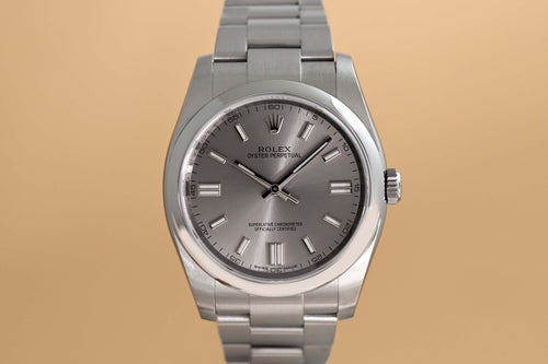 Rolex Oyster Perpetual 36mm 116000 - Full Set - Silver Dial - LC100