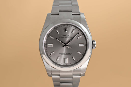 Rolex Oyster Perpetual 36mm 116000 - Full Set - Silver Dial - LC100